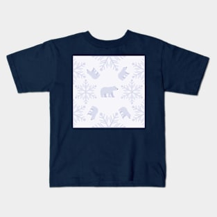Winter time pattern 1 Kids T-Shirt